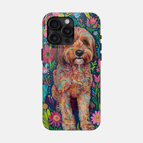 Custom Whimsical Pet Portrait Phone Case