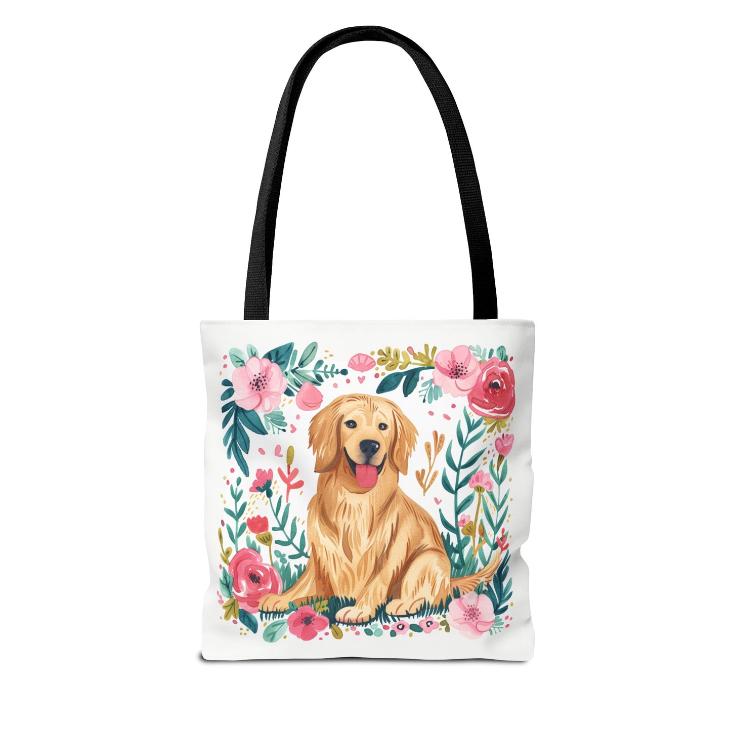 Cute Golden Retriever Tote Bag - Golden Retriever Lovers Perfect Gift - Petunia Woof