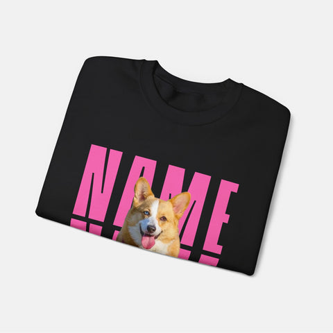 Custom Billboard Sweatshirt | Pink Font
