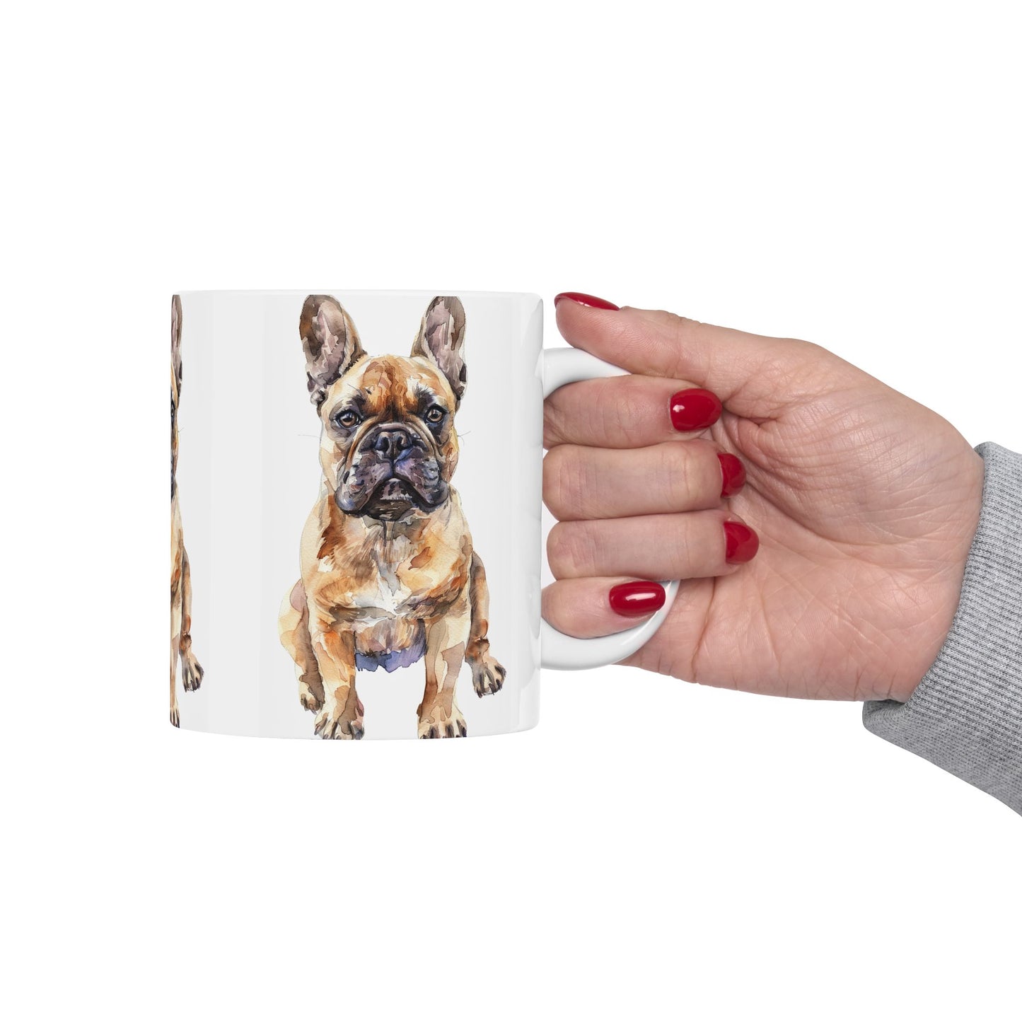 French Bulldog Ceramic Mug - Cute Dog Design, Perfect Gift for Pet Lovers - Petunia Woof