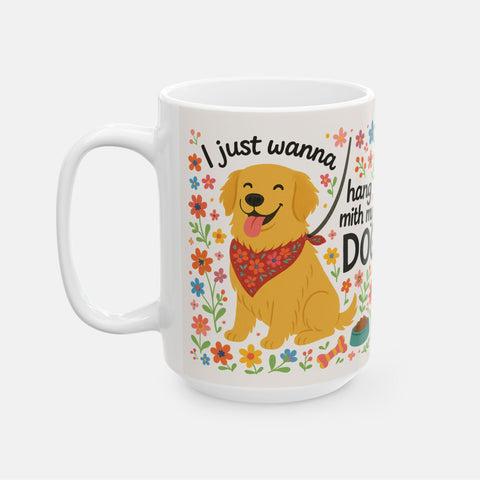 Custom Hand With My Dog Mug