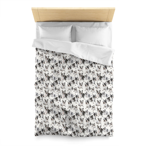 French Bulldog Pattern Duvet Cover