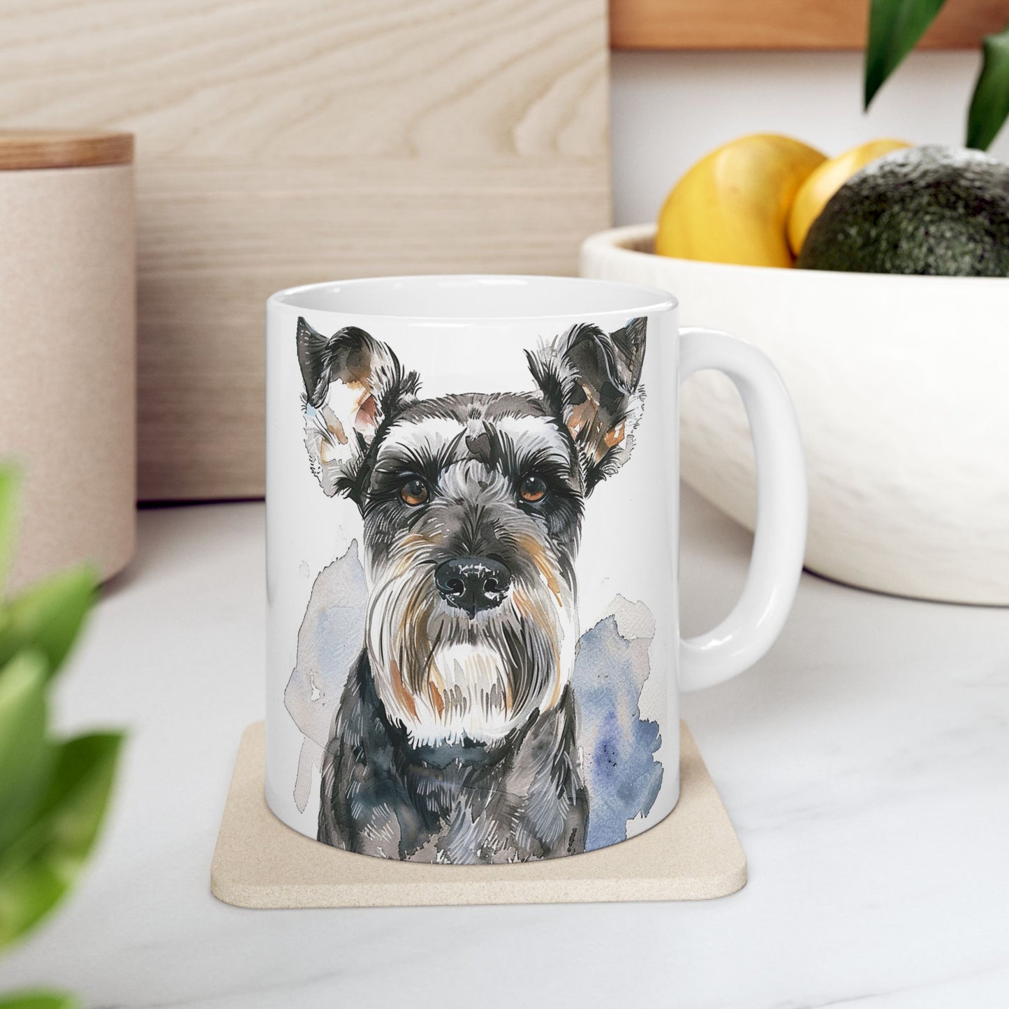 Schnauze Watercolor Dog Ceramic Mug - Perfect Gift for Dog Lovers - Petunia Woof