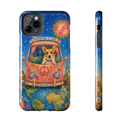 Custom Around The World With My Dog Phone Case