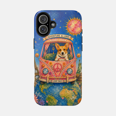 Custom Around The World With My Dog Phone Case