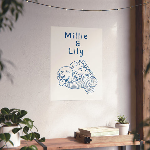 Custom Simple Drawing Poster