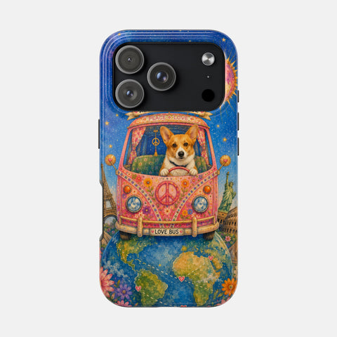 Custom Around The World With My Dog Phone Case