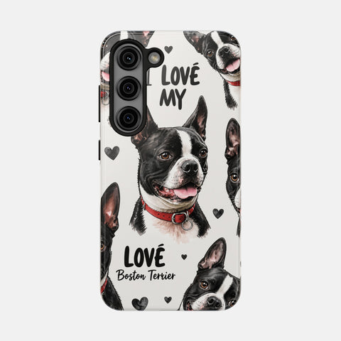 Custom Love My Pet Phone Case
