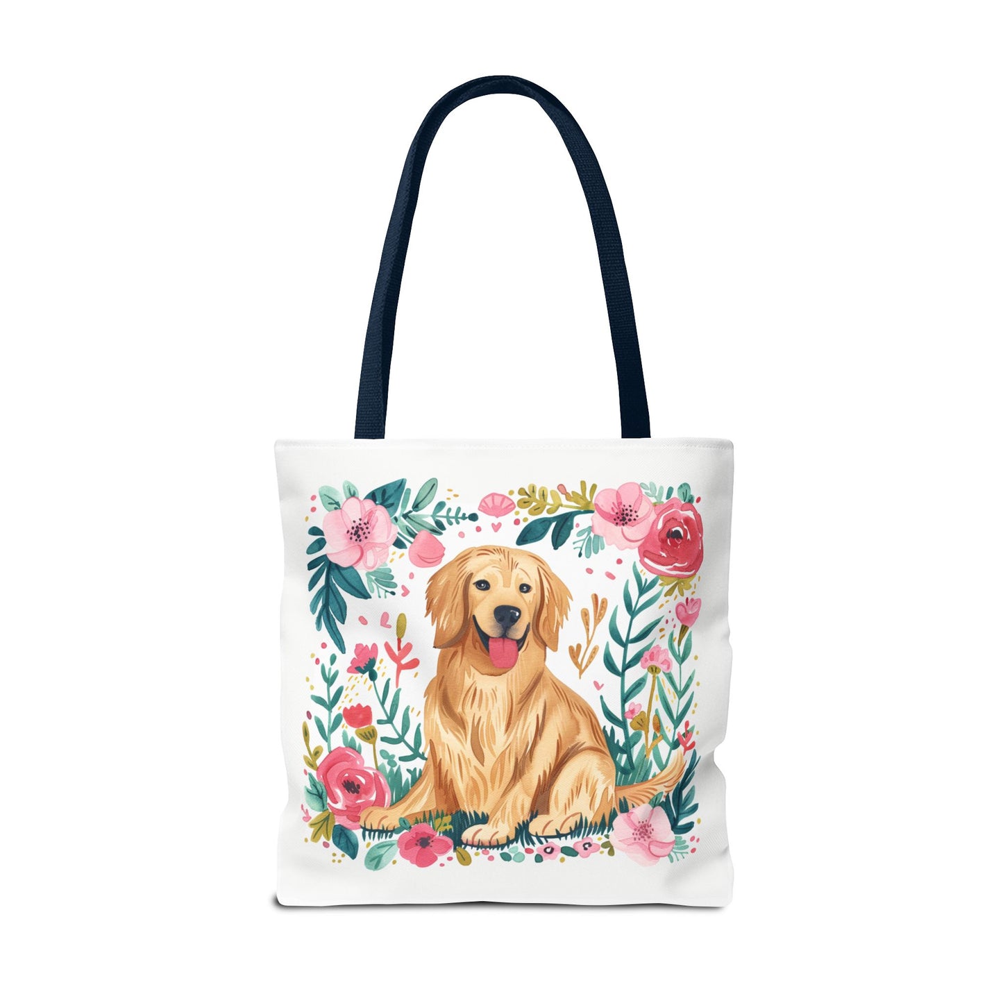 Cute Golden Retriever Tote Bag - Golden Retriever Lovers Perfect Gift - Petunia Woof