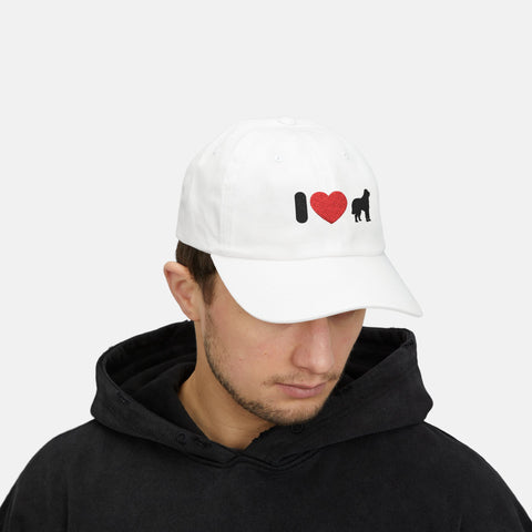 Custom I Love "Breed" Cap