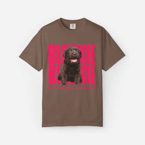 Billboard Custom Pet T-Shirt | Pink Font