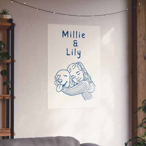 Custom Simple Drawing Poster