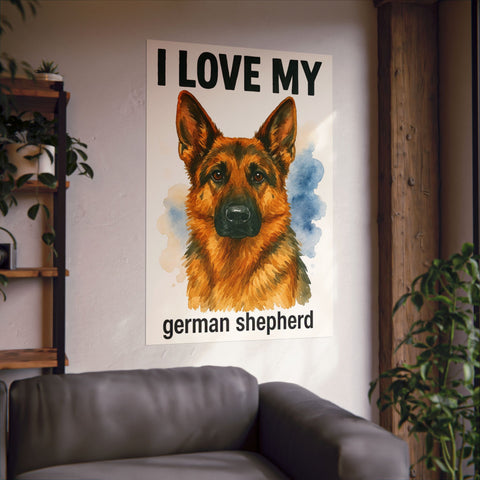 Custom "I love My" Breed Poster
