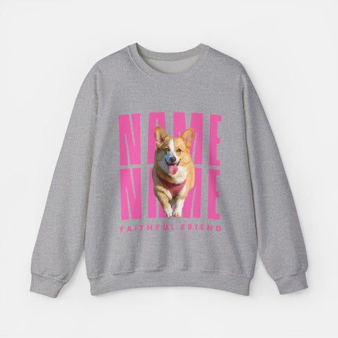 Custom Billboard Sweatshirt | Pink Font