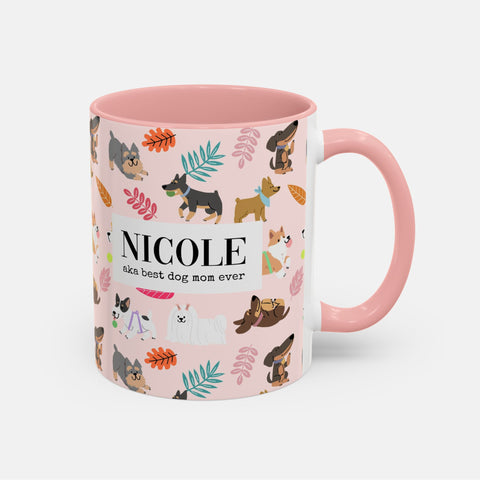 Custom Dog Pattern Mug