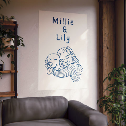 Custom Simple Drawing Poster