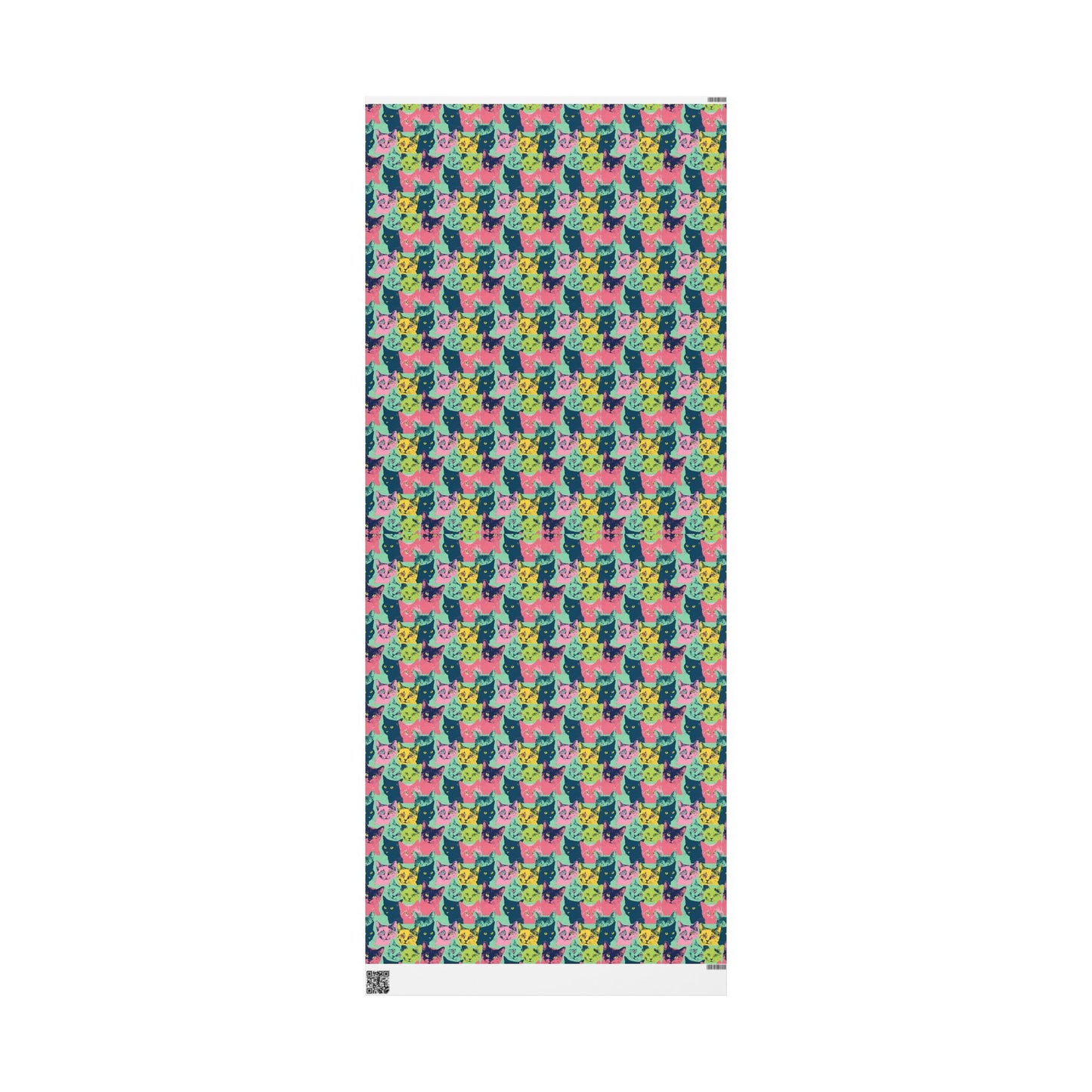 Colorful Cat Wrapping Paper - Playful Gift Wrap for Cat Lovers - Petunia Woof