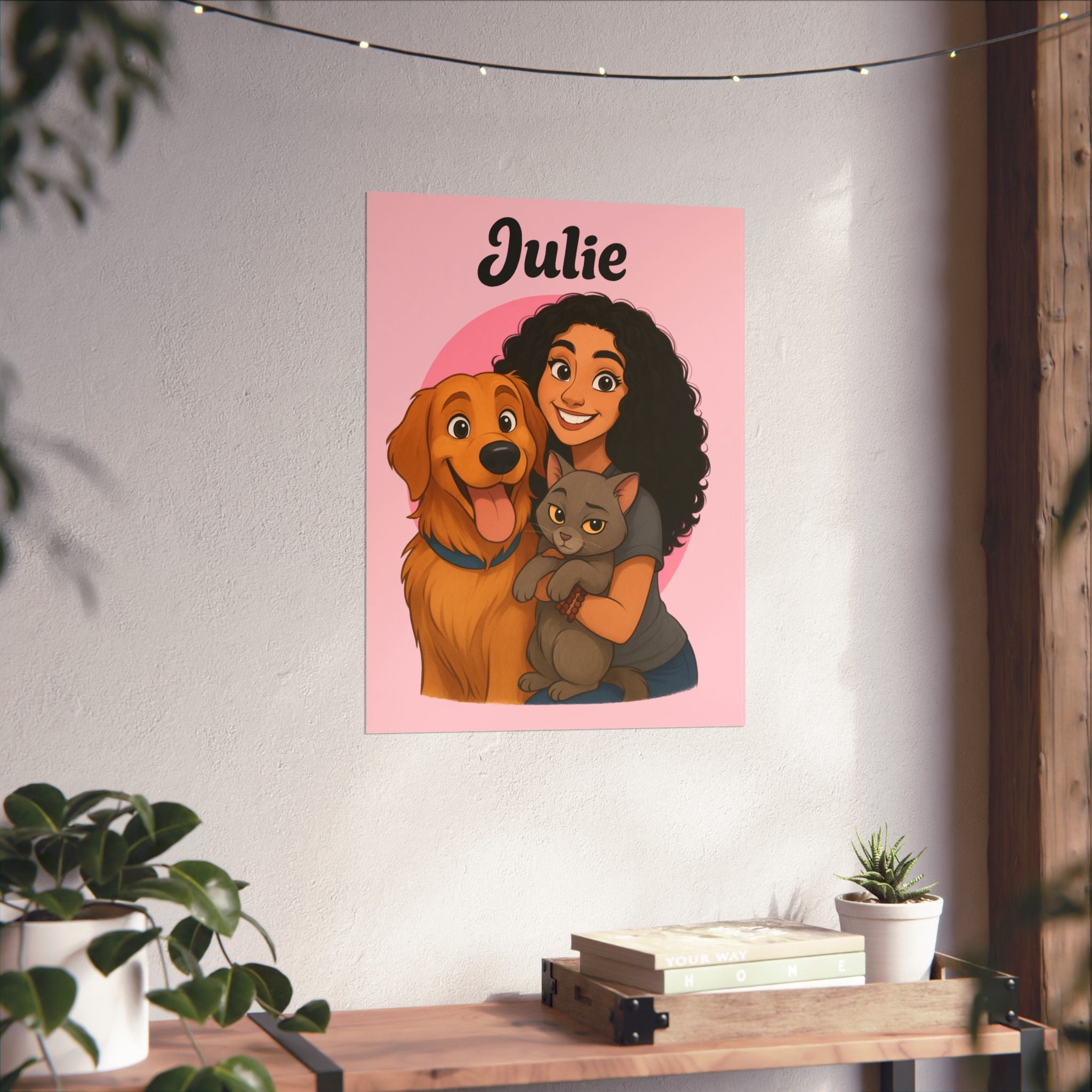Custom Disney Style Poster – Petunia Woof
