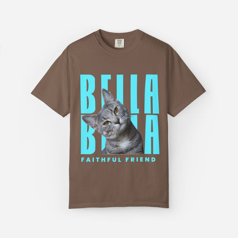 Billboard Custom Pet T-Shirt | Blue Font