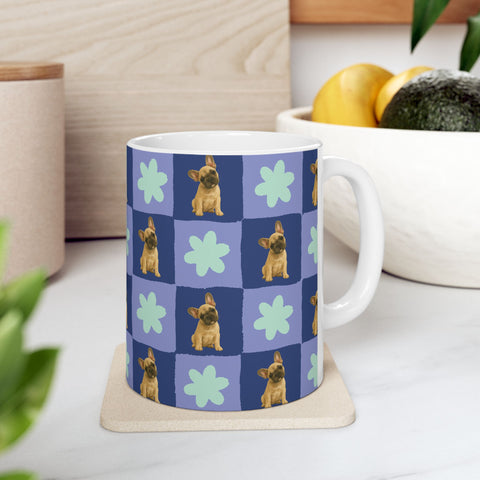 Custom Checkered Pet Mug