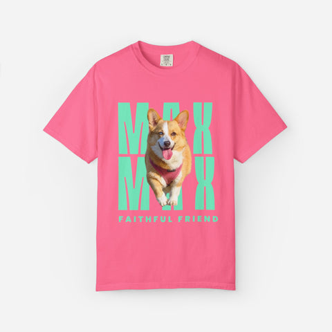 Billboard Custom Pet T-Shirt | Mint Font