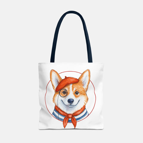 Custom French Dog Tote Bag