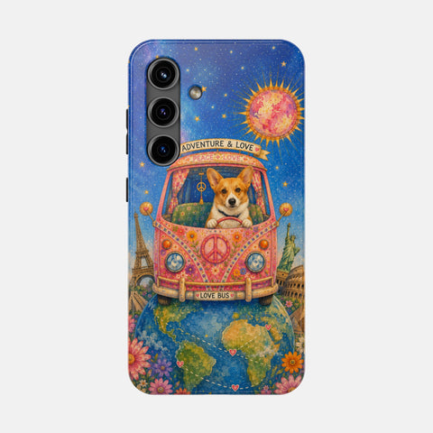 Custom Around The World With My Dog Phone Case