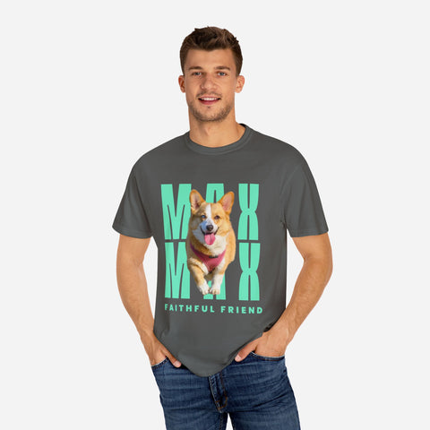 Billboard Custom Pet T-Shirt | Mint Font