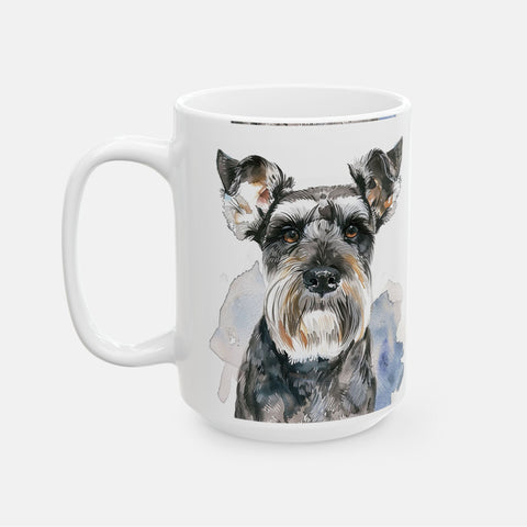 Schnauze Watercolor Dog Mug