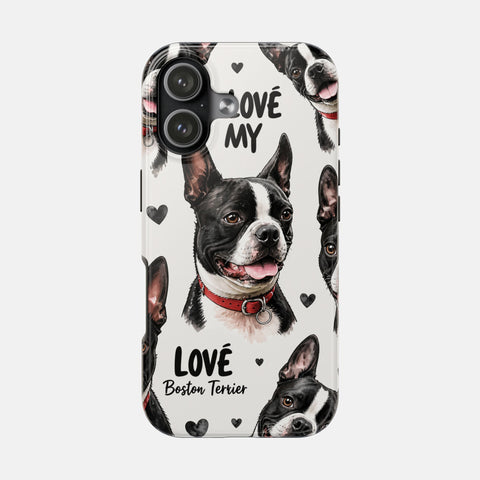 Custom Love My Pet Phone Case