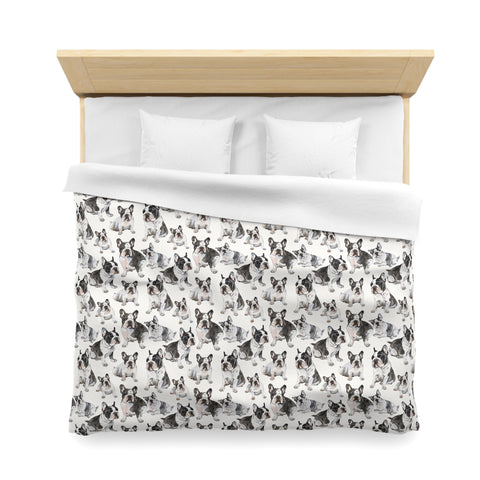 French Bulldog Pattern Duvet Cover