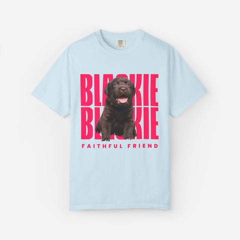 Billboard Custom Pet T-Shirt | Pink Font