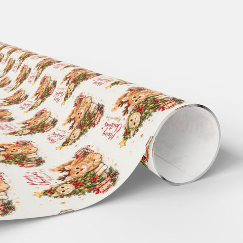 Custom Marry Christmas Pet Wrapping Paper