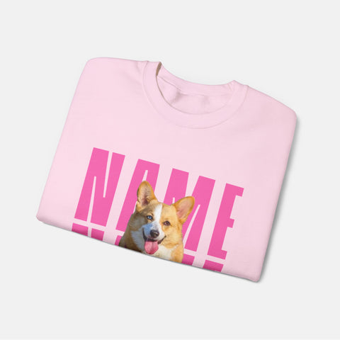 Custom Billboard Sweatshirt | Pink Font