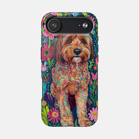 Custom Whimsical Pet Portrait Phone Case