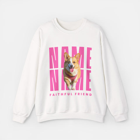 Custom Billboard Sweatshirt | Pink Font