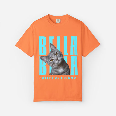 Billboard Custom Pet T-Shirt | Blue Font