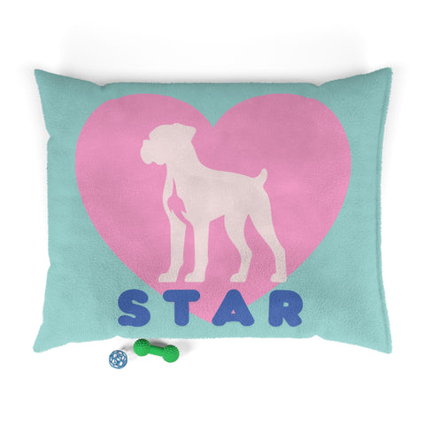 Custom Hearted Pet Bed