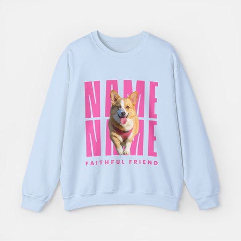 Custom Billboard Sweatshirt | Pink Font