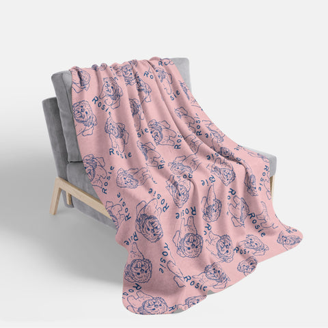 Custom Pet Drawing Blanket