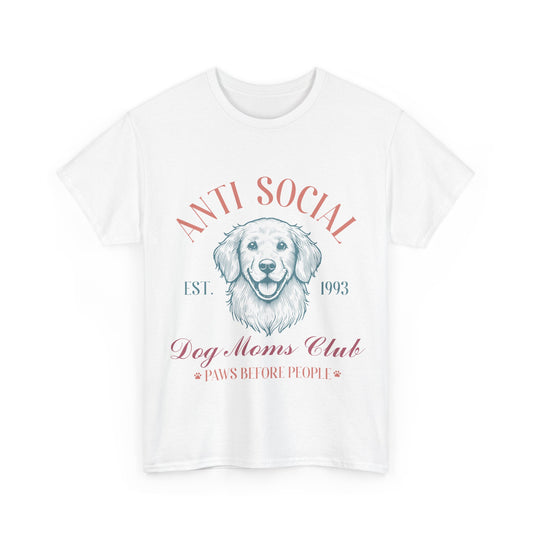 Antisocial Club Unisex Heavy Cotton Tee - Petunia Woof