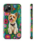 Custom Whimsical Pet Portrait Phone Case — personalised pet phone case — Petunia Woof