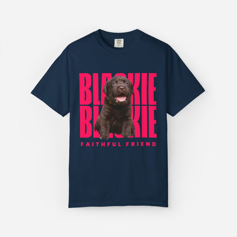 Billboard Custom Pet T-Shirt | Pink Font