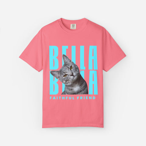 Billboard Custom Pet T-Shirt | Blue Font