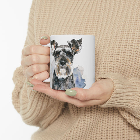 Schnauze Watercolor Dog Mug