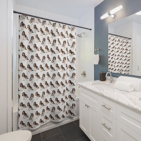 Cavalier Charles Spaniel  Shower Curtain