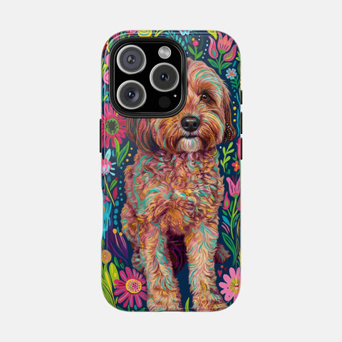 Custom Whimsical Pet Portrait Phone Case