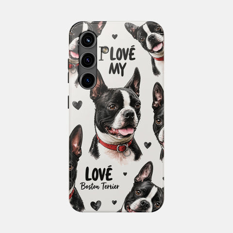 Custom Love My Pet Phone Case