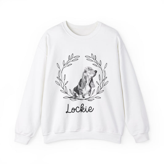 Personalized Pet Portrait Sweatshirt - Petunia Woof