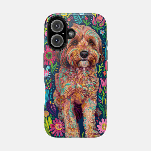 Custom Whimsical Pet Portrait Phone Case